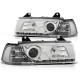 Lampy przód BMW E36 Coupe / Cabrio CHROM LED - diodowe LPBM53