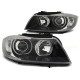 Lampy przód BMW E90 / E91 Angel Eyes BLACK diodowe Ringi LED LPBME4