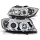 Lampy przód BMW E90 / E91 Angel Eyes CHROM Ringi LPBM75