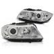Lampy przód BMW E90 / E91 Xenon Angel Eyes CHROM Ringi 3D LED LPBMI5