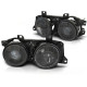 Lampy przód BMW E32 / E34 Black Czarne z Krzyżem LPBMF9