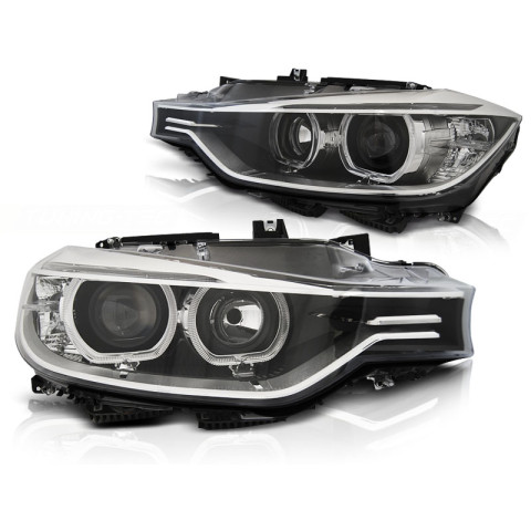 Lampy przód BMW F30 / F31 11-15 H7 LED DRL do jazdy dziennej LPBMH1