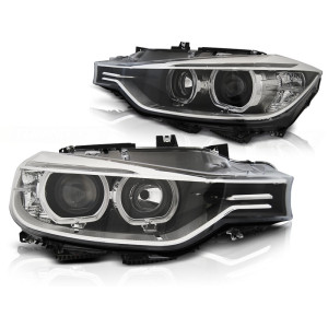 Lampy przód BMW F30 / F31 11-15 H7 LED DRL do jazdy dziennej LPBMH1