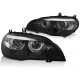 Lampy przód BMW X5 E70 07-10 Bi-Xenon AFS BLACK diodowe LED DRL LPBMK0