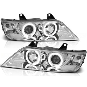 Lampy przód BMW Z3 Angel Eyes CHROM Ringi LPBM46