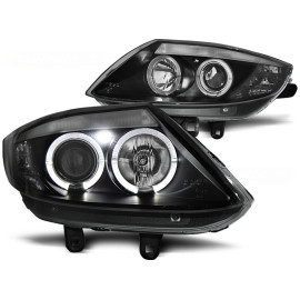 Lampy przód BMW Z4 - Angel Eyes BLACK czarne Ringi LPBM78