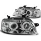 Lampy przód CHEVROLET AVEO - CHROM Angel Eyes LPCT01