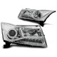 Lampy przód Chevrolet CRUZE 09-13 - CHROM LED + RING LPCT03