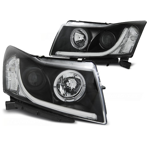 Lampy przód Chevrolet CRUZE 09-12 TUBE LIGHT BLACK LPCT08