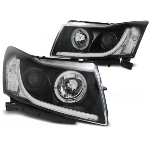 Lampy przód Chevrolet CRUZE 09-12 TUBE LIGHT BLACK LPCT08