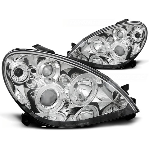 Lampy przód CITROEN XSARA 2 - CHROM Angel Eyes LPCI04