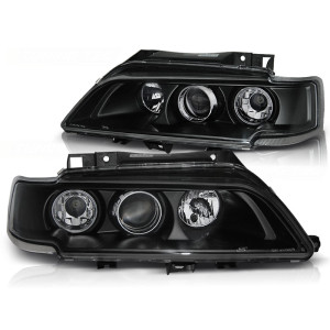 Lampy przód CITROEN Xantia - BLACK Angel Eyes LPCI12
