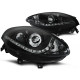 Lampy przód Fiat Bravo II - DayLight BLACK LED - LPFI18