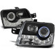 Lampy przód Fiat Panda - diodowe BLACK LED - LPFI14