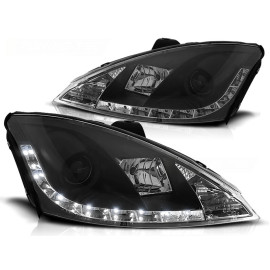 Lampy przód Ford Focus I 98-01 BLACK LED - LPFO23