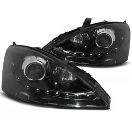 Lampy przód Ford Focus I 98-01 BLACK LED LPFO44