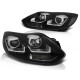 Lampy przód Ford Focus III 11- BLACK LED - diodowe LPFO61