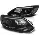 Lampy przód Ford Focus III 11- TUBE LIGHTS BLACK - LPFO57