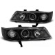 Lampy przód Honda Accord US 94-97 Angel Eyes BLACK soczewki ringi LPHO20