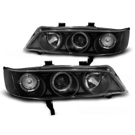 Lampy przód Honda Accord US 94-97 Angel Eyes BLACK soczewki ringi LPHO20