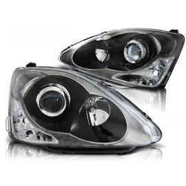 Lampy przód Honda Civic 04-06 clear BLACK soczewka LPHO32
