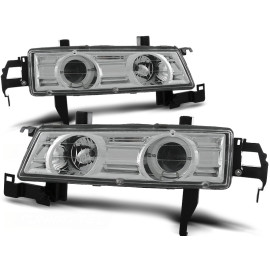 Lampy przód Honda Prelude 92-97 Angel Eyes CHROM soczewki ringi LPHO08
