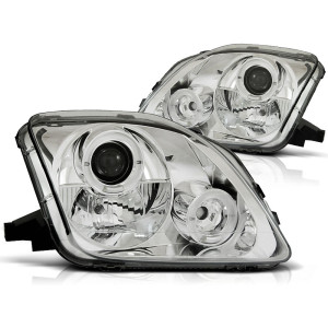 Lampy przód Honda Prelude 97-01 Angel Eyes CHROM soczewki ringi LPHO23