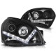 Lampy przód Hyundai Tucson diodowe BLACK LED - LPHU05