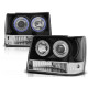 Lampy przód JEEP GRAND CHEROKEE 93-98 BLACK Angel Eyes LPCH12