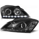 Lampy przód Kia Ceed - BLACK LED diodowe - LPKI02