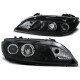 Lampy przód Mazda 6 02-07 BLACK LED + RING LPMA04