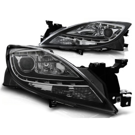 Lampy przód Mazda 6 II - LED BLACK diodowe LPMA07