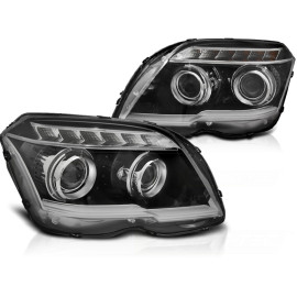 Lampy przód Mercedes GLK X204 BLACK LED diodowe LPMEB9