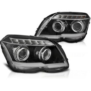 Lampy przód Mercedes GLK X204 BLACK LED diodowe LPMEB9