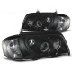 Lampy przód Mercedes C-klasa W202 clear BLACK soczewka LPME11