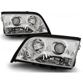 Lampy przód Mercedes C-klasa W202 clear CHROM soczewka LPME41
