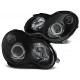 Lampy przód Mercedes C-klasa W203 clear BLACK soczewki FK LPME81