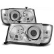 Lampy przód Mercedes E-klasa W124 93-95 clear CHROM soczewka LPME23