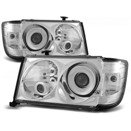 Lampy przód Mercedes E-klasa W124 93-95 clear CHROM soczewka LPME23