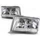 Lampy przód Mercedes E-klasa W124 85-93 clear CHROM LPME25