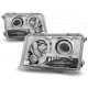 Lampy przód Mercedes E-klasa W124 93-95 clear CHROM soczewki LPME48