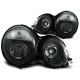 Lampy przód Mercedes E-klasa W210 95-99 BLACK Angel Eyes soczewki LPME30