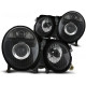 Lampy przód Mercedes E-klasa W210 99-02 clear BLACK soczewki DEPO LPME07