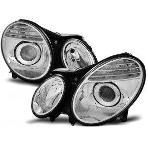 Lampy przód Mercedes E-klasa W211 02-06 CHROM H7 LPME55