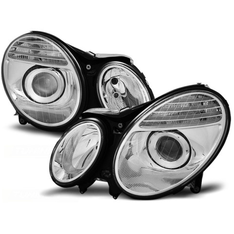 Lampy przód Mercedes E-klasa W211 02-06 CHROM XENON D2S LPME56