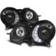 Lampy przód Mercedes E-klasa W211 02-06 BLACK LED - diodowe LPME58