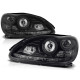 Lampy przód Mercedes S-klasa W220 98-05 BLACK diodowe LPME52