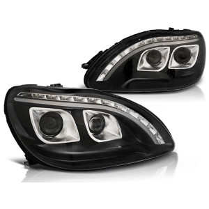 Lampy przód Mercedes S-klasa W220 BLACK LED diodowe LPME97