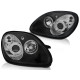 Lampy przód Mercedes SLK 96-00 Angel Eyes BLACK soczewki ringi LPME15