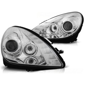 Lampy przód Mercedes SLK 04-11 - DayLine CHROM LED LPME77